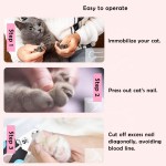 猫指甲剪供应商-2件装不锈钢爪修剪器锋利刀片