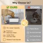 Pet Water Bowl Manufacturer - 10L Floating No Spill Leak-Proof Automatic
