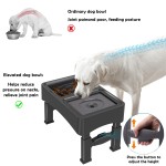 可调狗碗厂家-DIY4高度高架支架缓食器