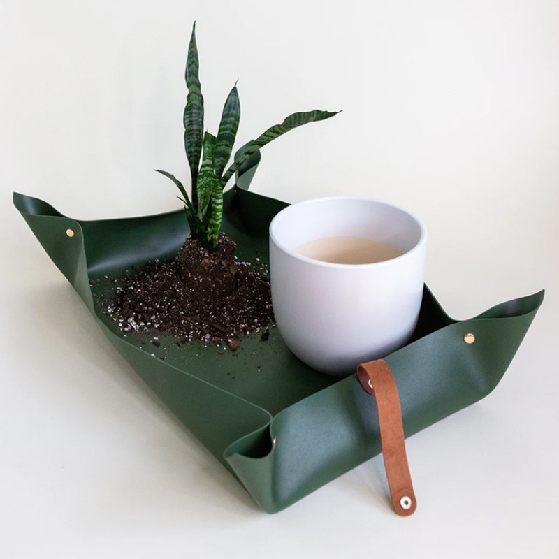 Potting Mat Supplier - Factory Price Waterproof Leather Planting Pad