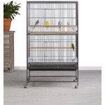 Outdoor Bird Cage Manufacturer - Hot Sale Large Aviary Black Simple Style