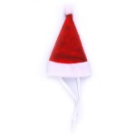 Small Animal Hat Supplier - Christmas Floral Cap Band Santa Claus Design