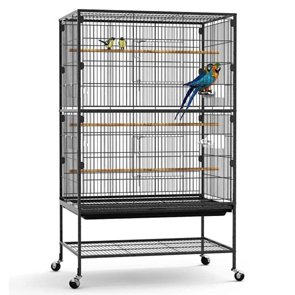 Outdoor Bird Cage Manufacturer - Hot Sale Large Aviary Black Simple Style