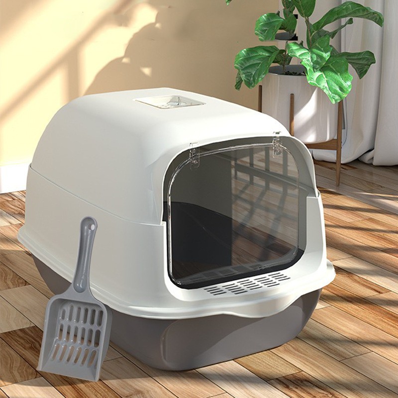 Cat Litter Box Factory - Wholesale Top Entrance Splash-Proof Lid Easy Clean