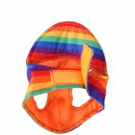 Pet Baseball Hat Factory - Rainbow Solid Polyester Outdoor Sports Travel