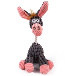 Pet Squeaky Toy Manufacturer - OEM/ODM Durable Cartoon Animal Knot Bite-Resistant