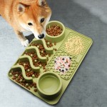 舔食垫碗厂家-一体式防滑食物水缓食器