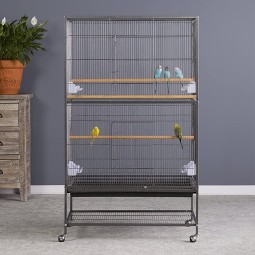 Parrot Cage Factory - A25# Wholesale Metal Wire Sliver Black Outdoor
