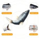 Cat Kicker Toy Supplier - Pet Toys Flopping Fish Moving Catnip Motion