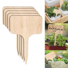 Bamboo Plant Labels Supplier - Eco-Friendly Potted Vegetables Sign Tags