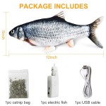 Cat Kicker Toy Supplier - Pet Toys Flopping Fish Moving Catnip Motion