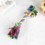 宠物绳玩具厂家-中号双结咬胶环保训练