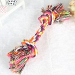 宠物绳玩具厂家-中号双结咬胶环保训练