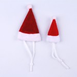 Small Animal Hat Supplier - Christmas Floral Cap Band Santa Claus Design