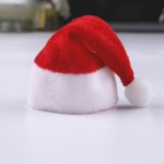 Small Animal Hat Supplier - Christmas Floral Cap Band Santa Claus Design
