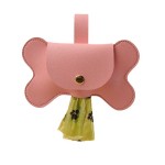 Dog Waste Bag Dispenser Manufacturer - OEM Bone-shaped Leather