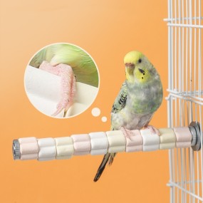 Bird Perch Factory - OEM Wooden Branches Ceramic Stand