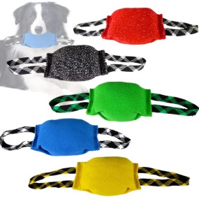 Dog Chew Toy Factory - OEM Pitbull Bite Tug Handles