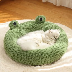 Pet Bed Factory - OEM Cute Frog Shaped Washable