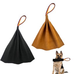 Pet Training Toy Factory - OEM Crazy Horse Leather Bite