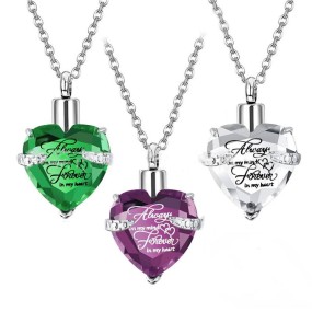 Pet Memorial Pendant Manufacturer - OEM Stainless Steel Crystal