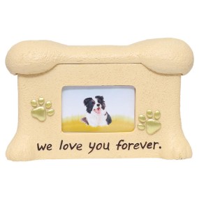 Pet Urn Factory - OEM Yellow Resin Coffin Photo Frame