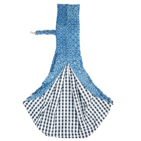 Pet Sling Carrier Factory - OEM Retro Jeans Plaid Hands-free