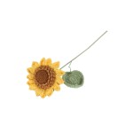 Crochet Flower Manufacturer - OEM Hand Woven Petal Sunflower