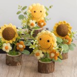 Crochet Flower Manufacturer - OEM Fashion Rose Flower Pot
