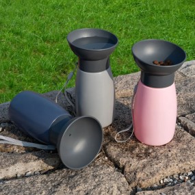 宠物水壶生产商-旋转600ml ABS