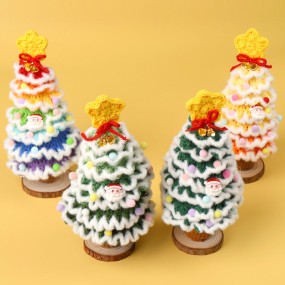 Christmas Ornament Manufacturer - OEM Crocheted Tree Wooden