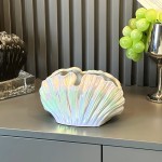 Tissue Box Manufacturer - OEM Shell-shaped Ceramic Luxury