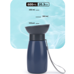 宠物水壶生产商-旋转600ml ABS