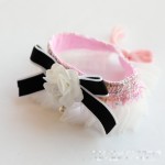 Pet Collar Manufacturer - OEM Bow Lace Flower Necklace