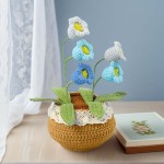 Crochet Flower Pot Factory - OEM Hand-crocheted Wool Valley