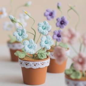 钩针花生产商-小型人造羊毛