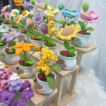 Crochet Flower Manufacturer - OEM Handwoven Rose Potted