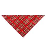 Pet Bandana Factory - OEM Snowflake Plaid Saliva Towel