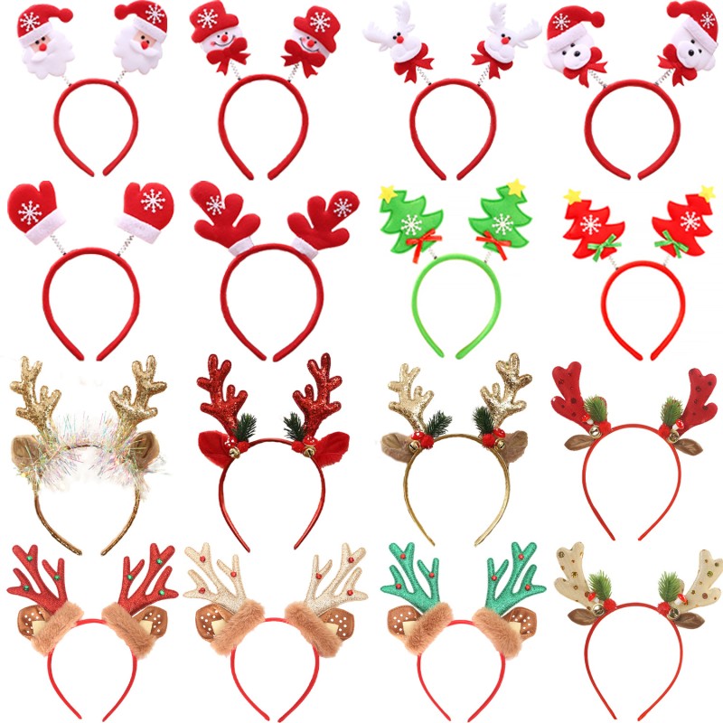 Christmas Hairband Manufacturer - OEM Elk Horn Pentagram Headband