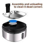 Pet Water Dispenser Supplier - Smart Stainless Steel 7L UVC Sterilization