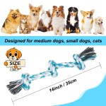 Pet Chew Toy Factory - OEM Blue Bite-Resistant Double Knot