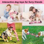 Pet Rope Toy Manufacturer - OEM Pink Tough Teeth Cleaning