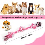 Pet Rope Toy Manufacturer - OEM Pink Tough Teeth Cleaning
