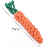 Pet Chew Toy Factory - OEM Carrot Cotton Clean Teeth