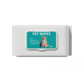 Pet Wipes Factory - OEM Safe Non-irritating 80 Pcs