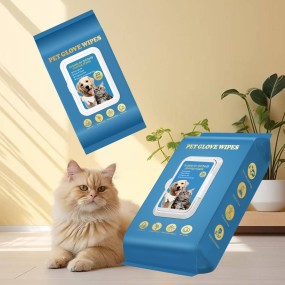 Pet Grooming Gloves Manufacturer - OEM 20pcs Luxury Biodegradable