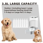 Pet Feeder Set Manufacturer - OEM 3.8L Automatic Rounded