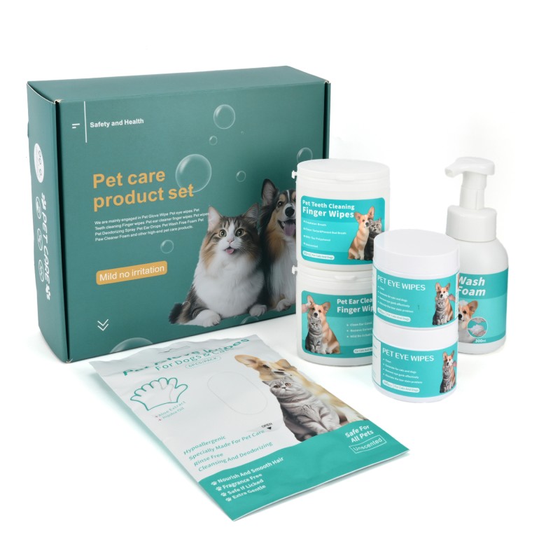 Pet Grooming Set Factory - OEM Best Seller Self-Cleaning
