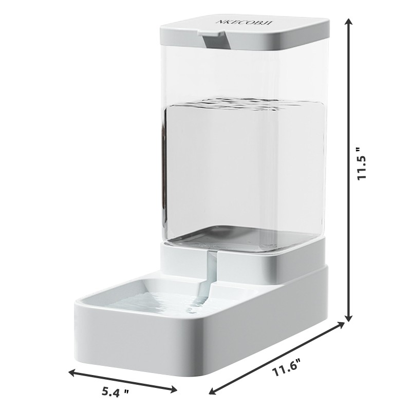Pet Feeder Set Manufacturer - OEM 3.8L Automatic Rounded