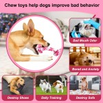 Pet Rope Toy Manufacturer - OEM Pink Tough Teeth Cleaning